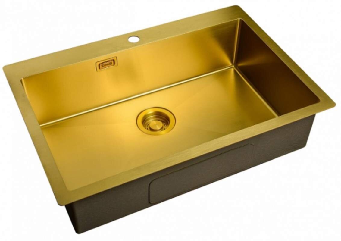 Изображение товара Мойка Zorg Light ZL R 750510 Bronze, 75 х 51 см, бронза