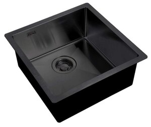 Изображение товара Кухонная мойка Zorg Light ZL R 440440 Grafit из нержавеющей стали с PVD покрытием