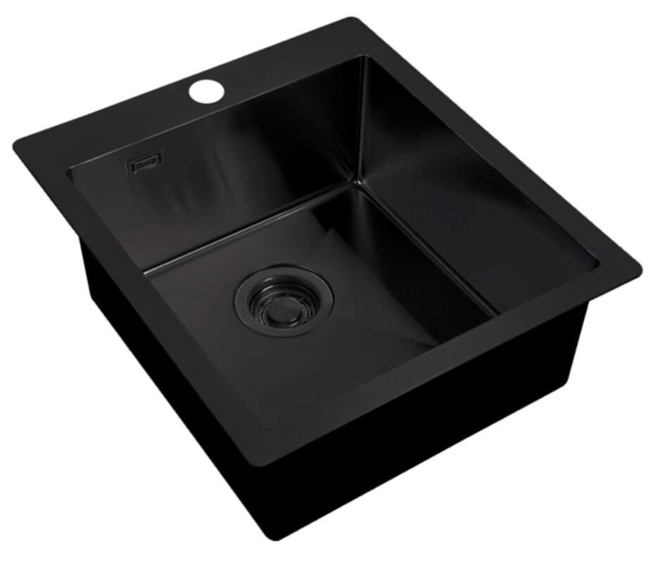 Изображение товара Кухонная мойка Zorg Light ZL R 450510 графит 45x51 см из нержавеющей стали