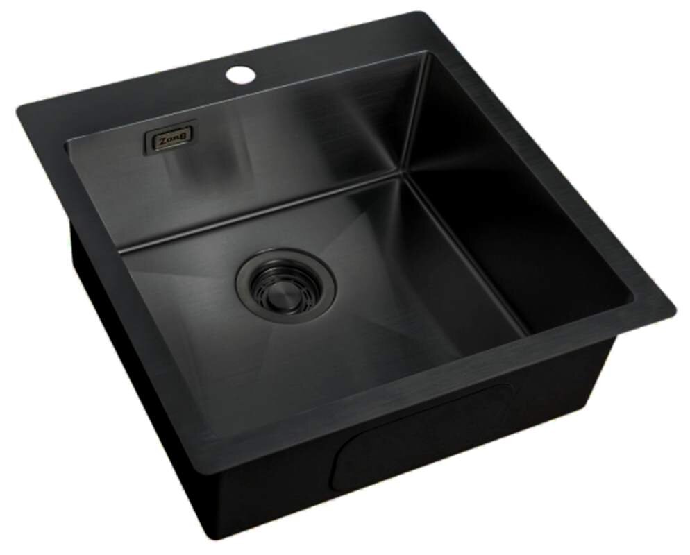 Изображение товара Мойка Zorg Light ZL R 510510 Grafit, 51 х 51 см, графит