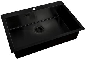 Изображение товара Мойка Zorg Light ZL R 750510 Grafit, 75 х 51 см, графит