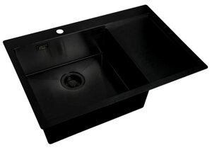 Изображение товара Мойка Zorg Light ZL R 780510-L/R Grafit, 78 х 51 см, графит