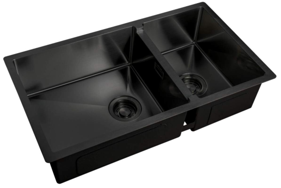 Изображение товара Мойка Zorg Light ZL R 780-2-440 Grafit, 78 х 44 см, графит