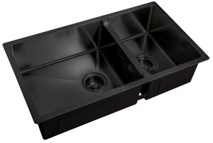 Изображение товара Мойка Zorg Light ZL R 780-2-440 Grafit, 78 х 44 см, графит