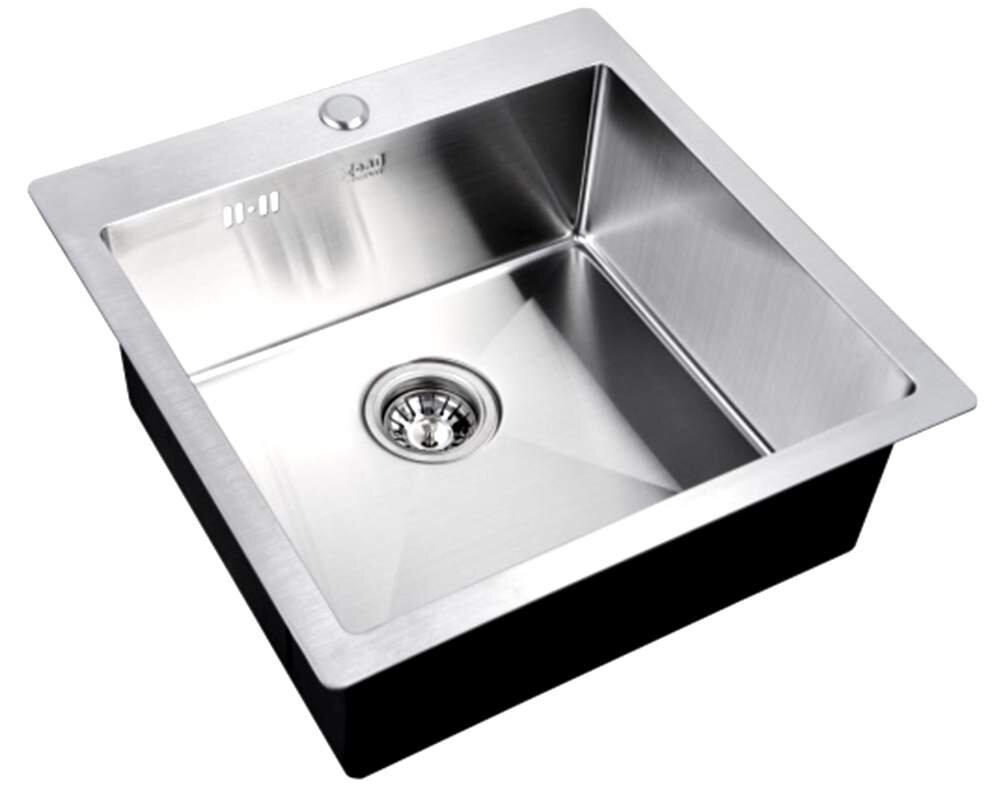 Изображение товара Кухонная мойка Zorg Inox R 5151 из нержавеющей стали, матовая, 51x51 см