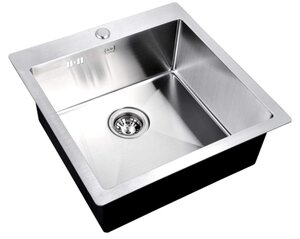 Изображение товара Мойка Zorg Inox R 5151, 51 х 51 см, брашированная матовая нержавеющая сталь