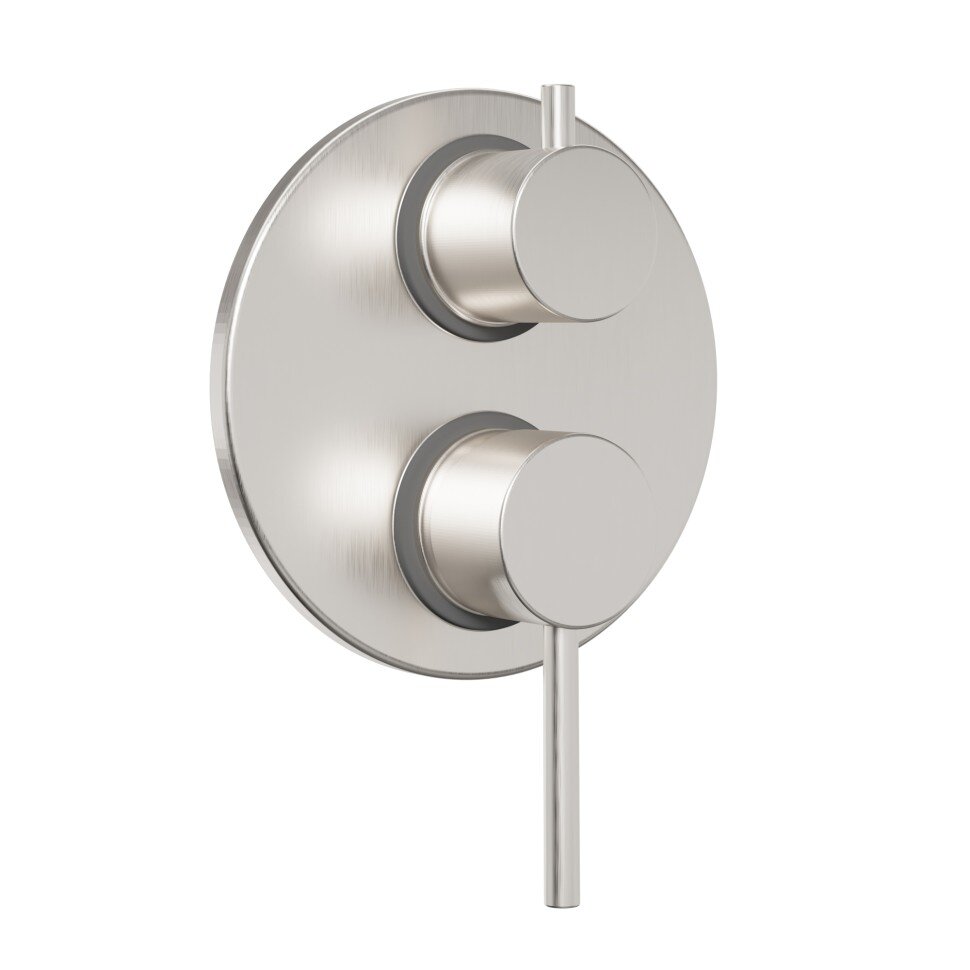 Изображение товара Смеситель Paini Cox 78PW6911 для душа встраиваемый с дивертором 2 выхода никель PVD