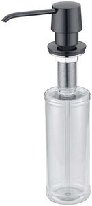 Изображение товара Дозатор встраиваемый для жидкого мыла Zorg Inox ZR-20 GRAFIT, графит