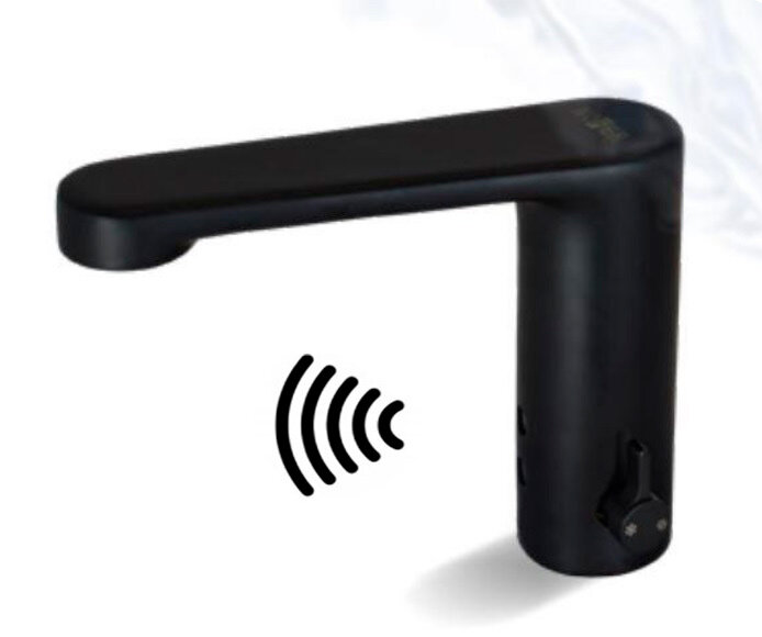 Изображение товара Сенсорный смеситель Nofer, для раковины, черный, 07260M.N