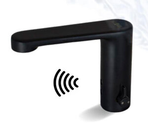 Изображение товара Сенсорный смеситель Nofer, для раковины, черный, 07260M.N