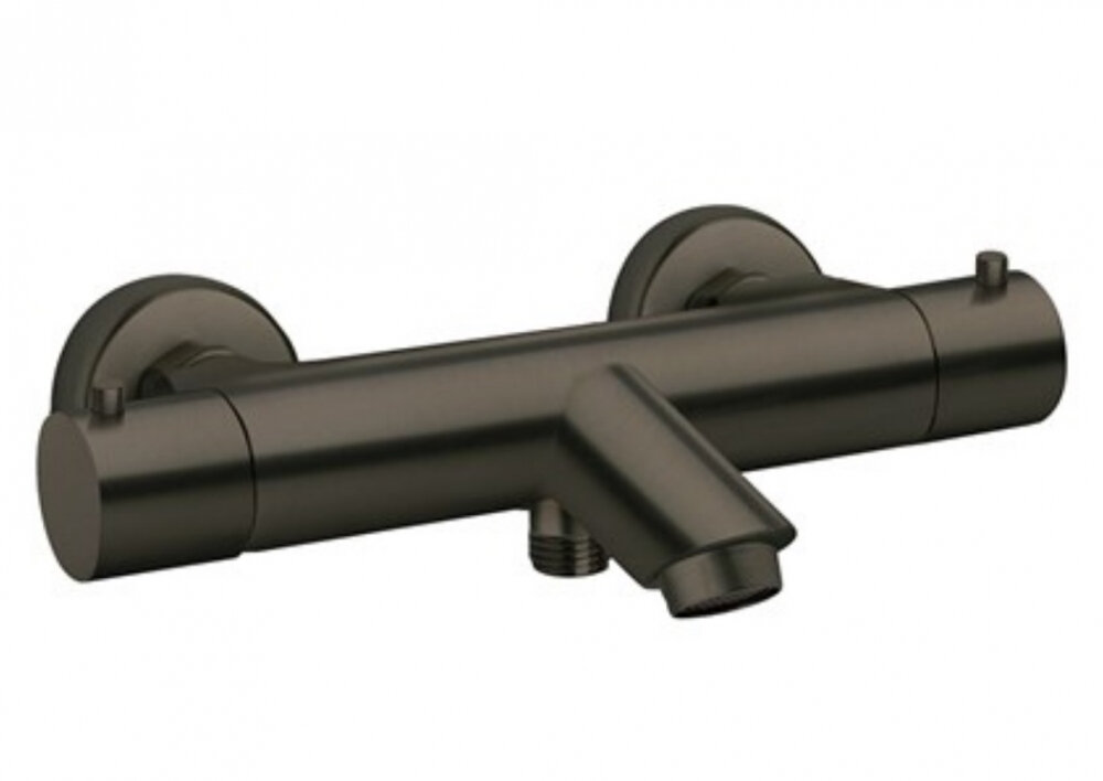 Изображение товара Смеситель Paini Cox 78PZ111TH с термостатом для ванны черный матовый PVD