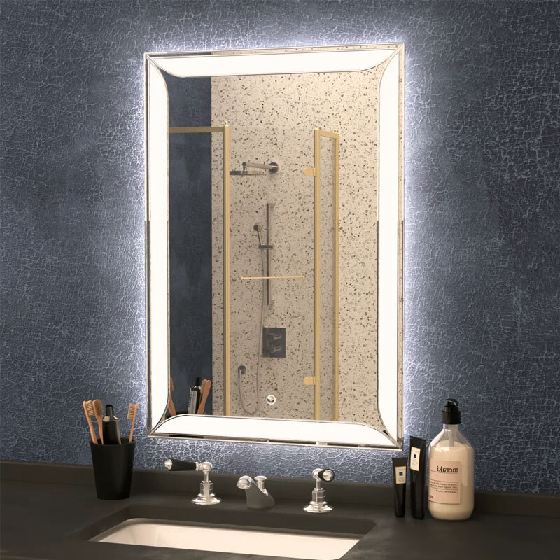 Изображение товара Зеркало KVV Group Teodoro 60 x 80 см с подсветкой и гравировкой