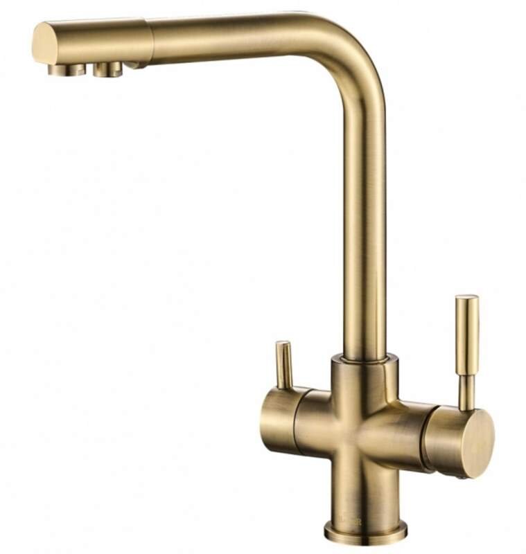 Изображение товара Смеситель Zorg Steel Hammer SH 552  BRONZE для кухни под фильтр, бронза