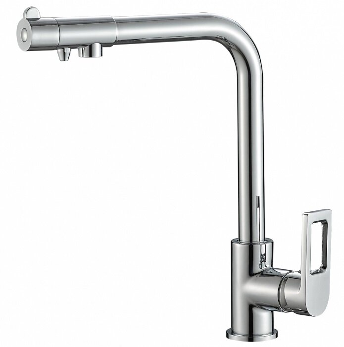 Изображение товара Смеситель Zorg Steel Hammer SH 572 CR под фильтр для кухни хром двухвходной