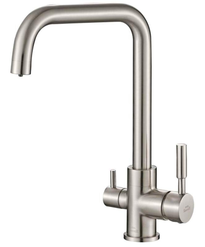 Изображение товара Смеситель Zorg Steel Hammer SH 715 SATIN для кухни под фильтр, матовая нержавеющая сталь
