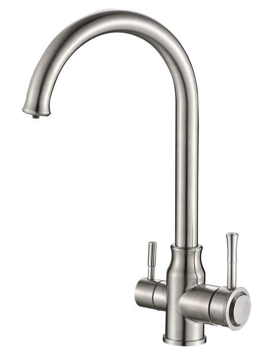 Изображение товара Смеситель Zorg Steel Hammer SH 763 INOX для кухни под фильтр, нержавеющая сталь