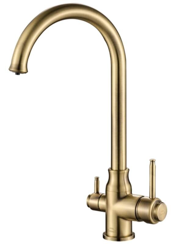 Изображение товара Смеситель Zorg Steel Hammer SH 763 INOX BRONZE PVD для кухни