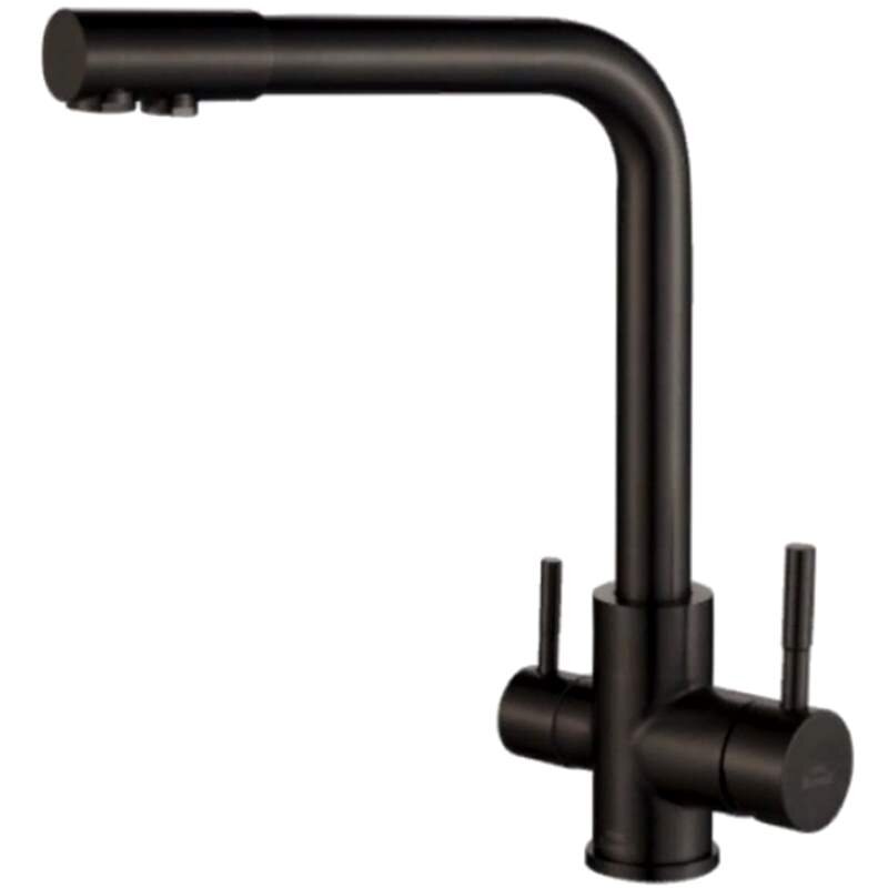 Изображение товара Смеситель Zorg Steel Hammer SH 801 INOX Grafit PVD для кухни под фильтр