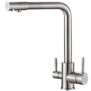 Изображение товара Смеситель Zorg Steel Hammer SH 801 INOX для кухни под фильтр, нержавеющая сталь