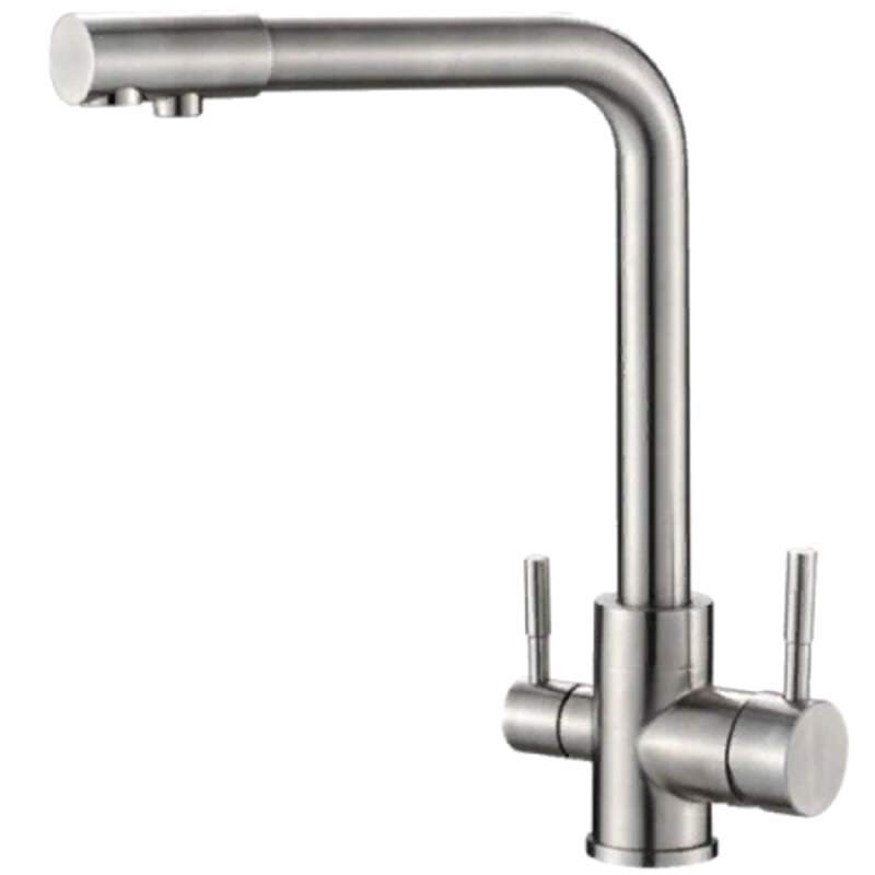 Изображение товара Смеситель Zorg Steel Hammer SH 801 INOX для кухни под фильтр, нержавеющая сталь