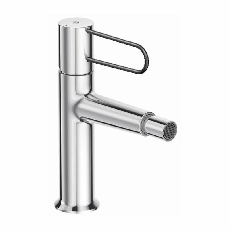 Изображение товара Смеситель для биде Jacob Delafon Odeon Rive Gauche E21033-BL-CP хром черная ручка