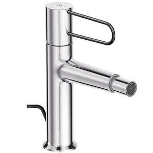 Изображение товара Смеситель для биде Jacob Delafon Odeon Rive Gauche E21033-BL-CP с донным клапаном, хром, ручка черная