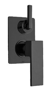 Изображение товара Смеситель Paini Dax-R 84PZ6911R встраиваемый для душа, с дивертором, черный матовый PVD