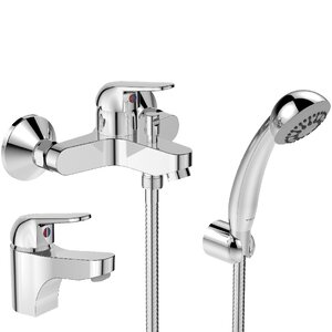 Изображение товара Комплект смесителей Vidima Fine BA424AA, хром