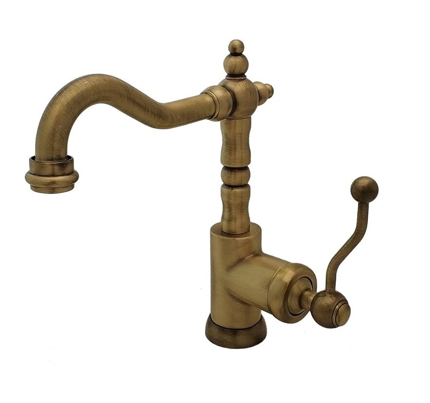 Изображение товара Смеситель Paini Duomo 88F3250 для раковины с донным клапаном старая бронза