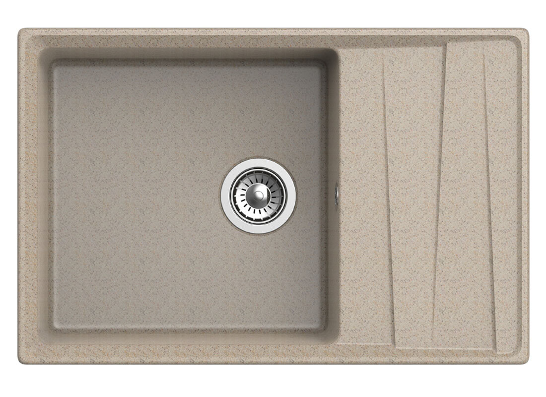 Изображение товара Кухонная мойка GranFest Level GF-LV-760L, коричневая, 76 х 50 см