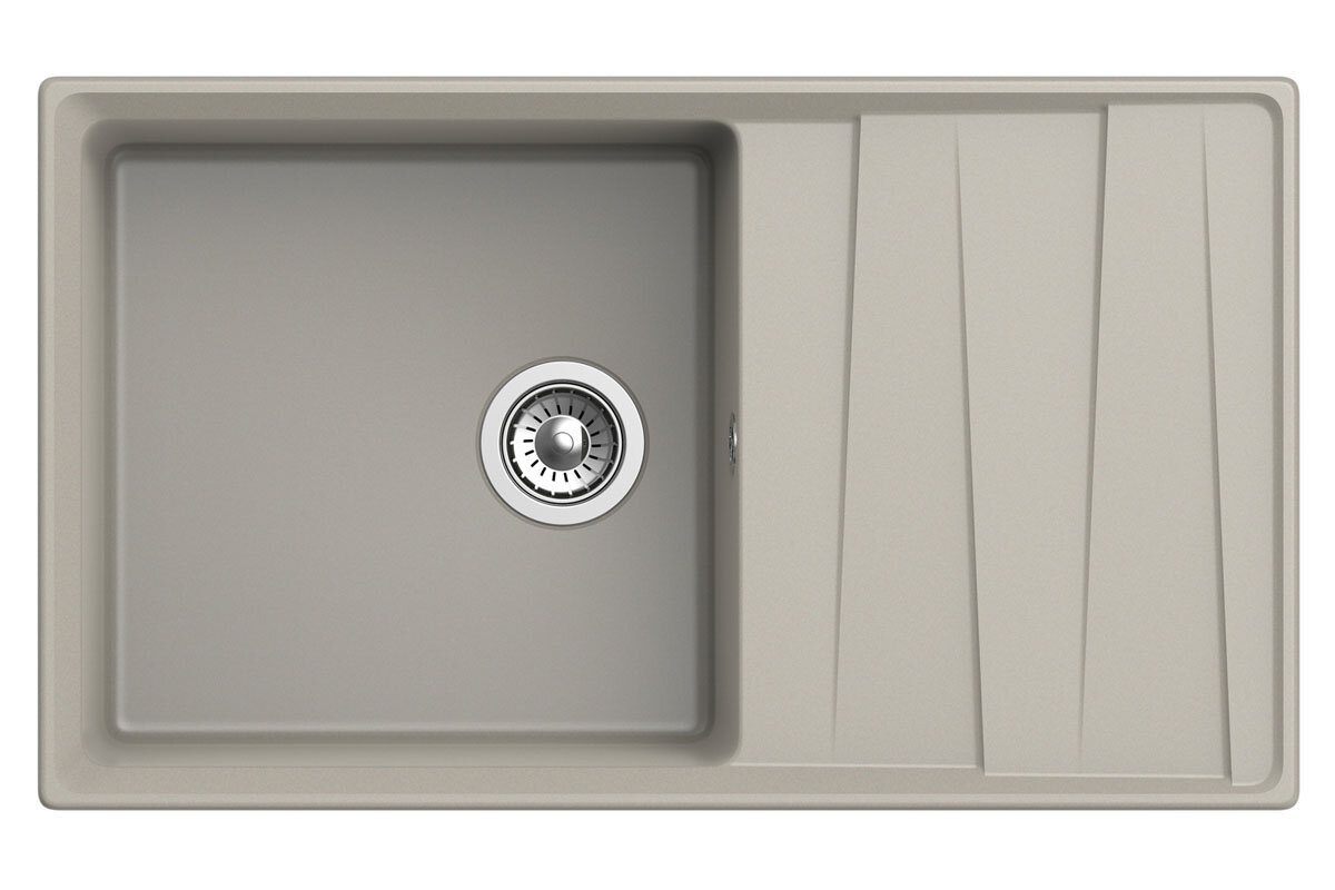 Изображение товара Кухонная мойка GranFest GF-LV-860L из искусственного мрамора 86х50 см коричневая Изображение товара Кухонная мойка GranFest GF-LV-860L из искусственного мрамора 86х50 см коричневая