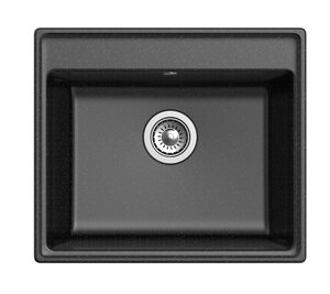 Изображение товара Кухонная мойка GranFest Vertex GF-V-580, 58 х 50 см, черная