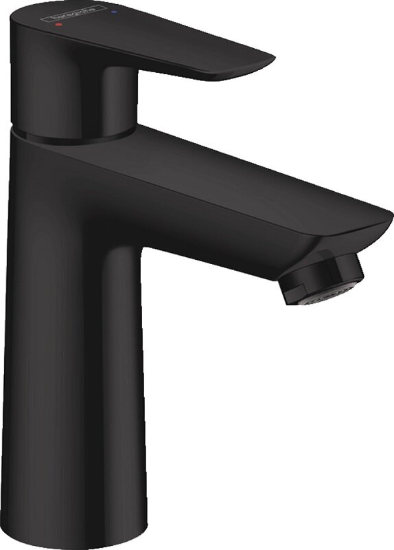 Изображение товара Смеситель для раковины Hansgrohe Talis E, черный матовый, однорычажный
