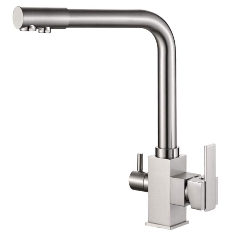 Изображение товара Смеситель Zorg Steel Hammer SH 805 SATIN для кухни под фильтр