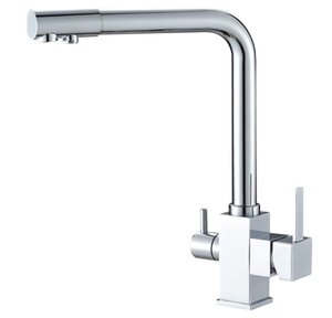 Изображение товара Смеситель для кухни под фильтр Zorg Steel Hammer SH 805 CR хром 2 в 1