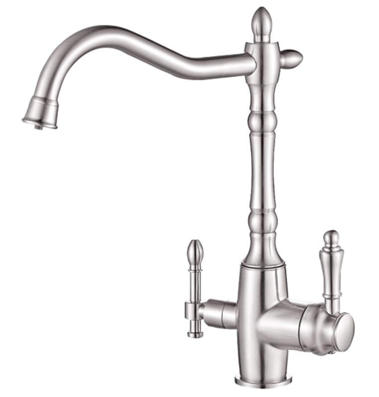 Изображение товара Смеситель Zorg Steel Hammer SH 812 SATIN для кухни под фильтр