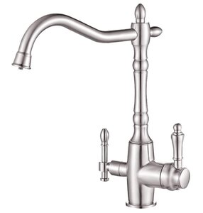 Изображение товара Смеситель Zorg Steel Hammer SH 812 SATIN для кухни под фильтр, сатин