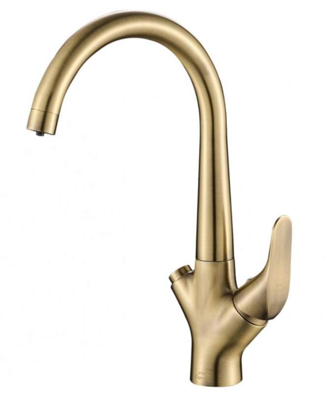 Изображение товара Смеситель Zorg Steel Hammer SH 815 BRONZE для кухни под фильтр бронза