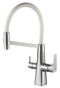 Изображение товара Смеситель для кухни с подключением к фильтру Zorg Steel Hammer SH 818-8 CR хром