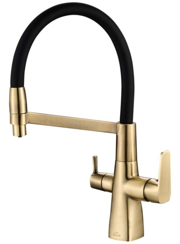 Изображение товара Смеситель для кухни под фильтр Zorg Steel Hammer SH 818-6 бронза/черный