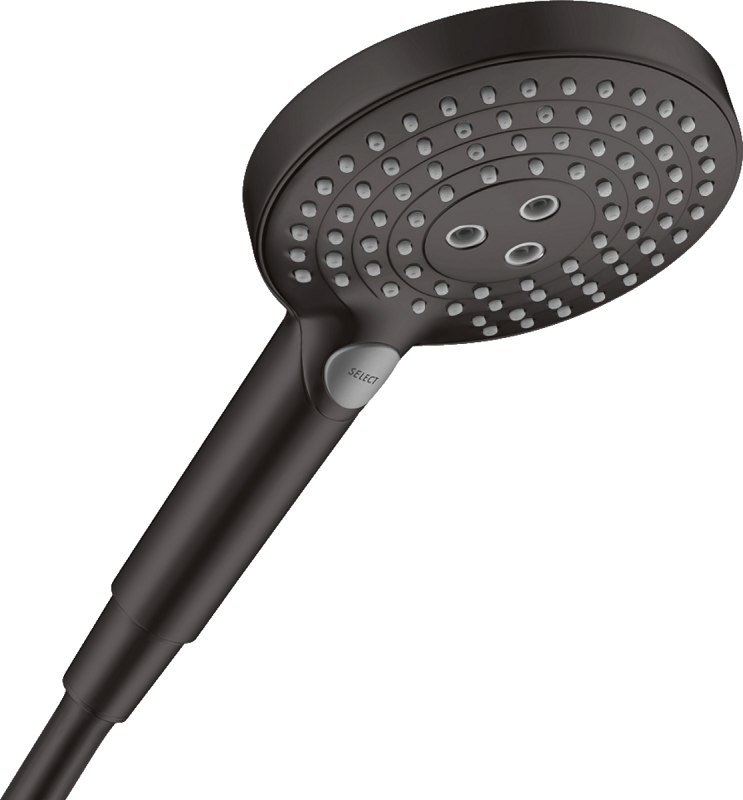 Изображение товара Ручной душ Hansgrohe Raindance Select S EcoSmart 26531670, 12 см, черный матовый