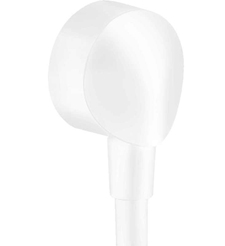 Изображение товара Шланговое подсоединение Hansgrohe FixFit E, 27454700, белый матовый