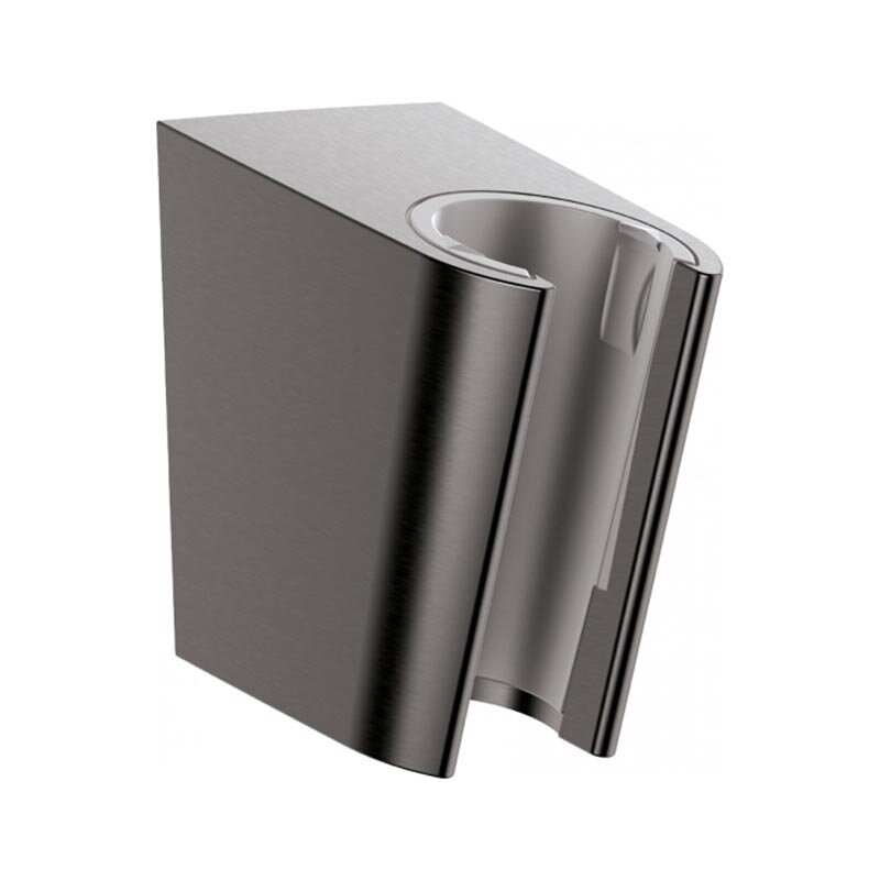 Изображение товара Держатель душа Hansgrohe Porter S, 28331340, шлифованный чёрный хром Изображение товара Держатель душа Hansgrohe Porter S, 28331340, шлифованный чёрный хром