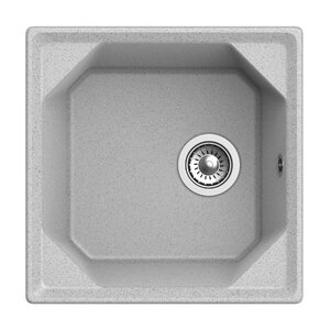 Изображение товара Кухонная мойка GranFest Unique GF-U-500, 50 х 50 см, серая