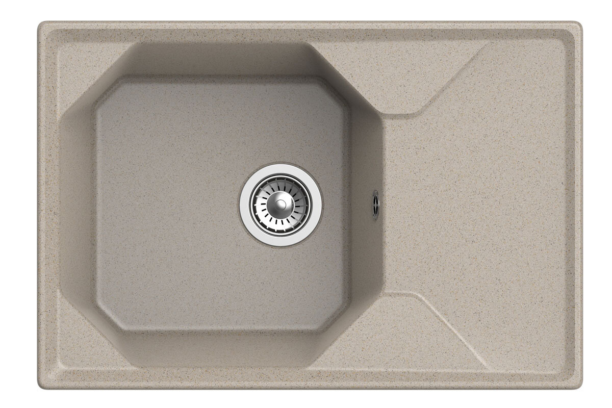 Изображение товара Кухонная мойка GranFest Unique GF-U-740 L 74x50 см песочная