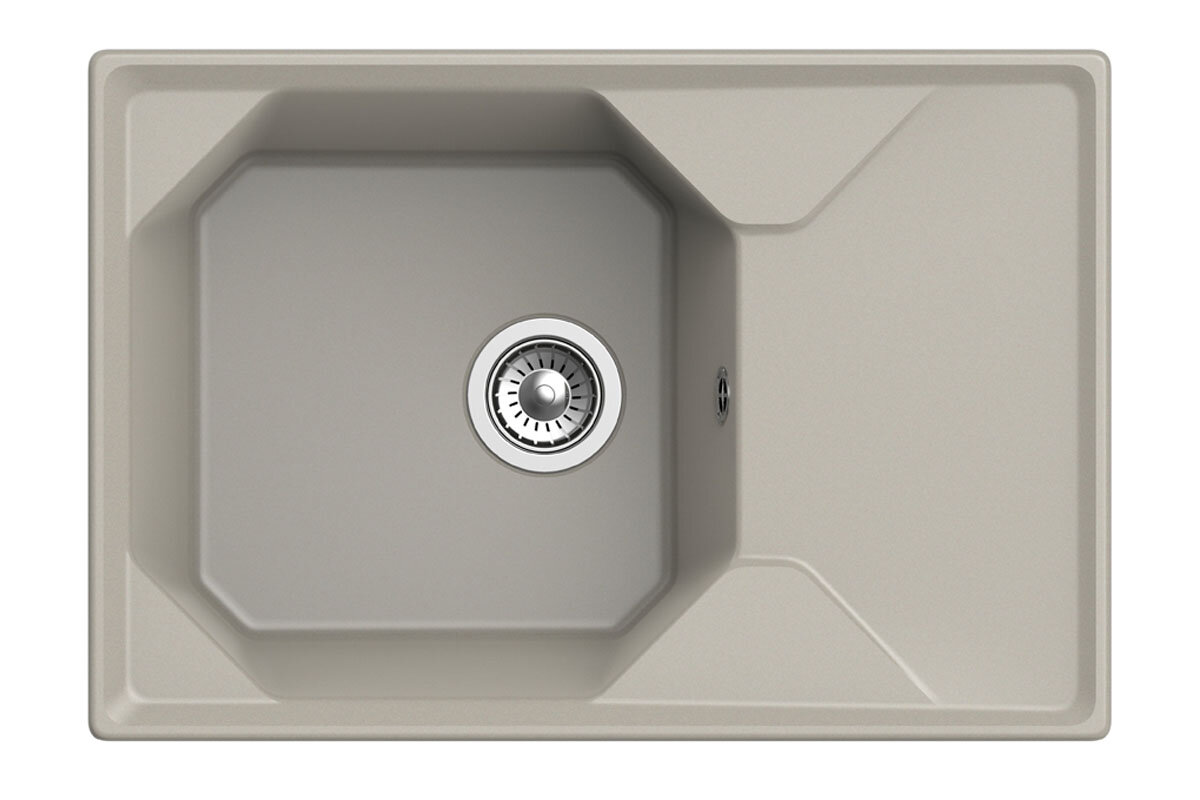 Изображение товара Кухонная мойка GranFest Unique GF-U-740 L, 74 х 50 см, топаз