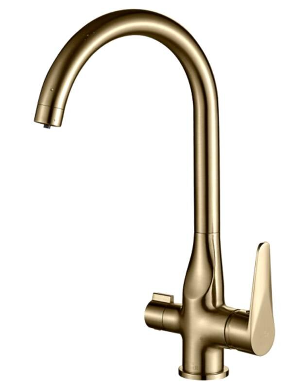 Изображение товара Смеситель Zorg Steel Hammer SH 910 BRONZE для кухни под фильтр, бронза