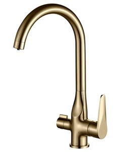 Изображение товара Смеситель для кухни под фильтр Zorg Steel Hammer SH 910 BRONZE бронза