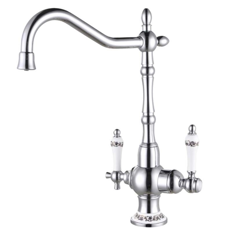 Изображение товара Смеситель кухонный Zorg ZR 336 YF-50 SATIN под фильтр с двойным каналом