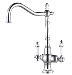 Изображение товара Смеситель кухонный Zorg ZR 336 YF-50 SATIN под фильтр с двойным каналом